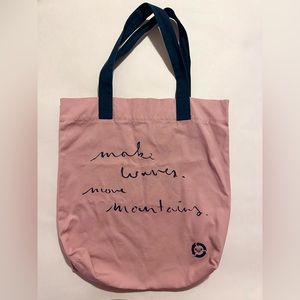 Roxy Tote bag “make waves. move mountains.”